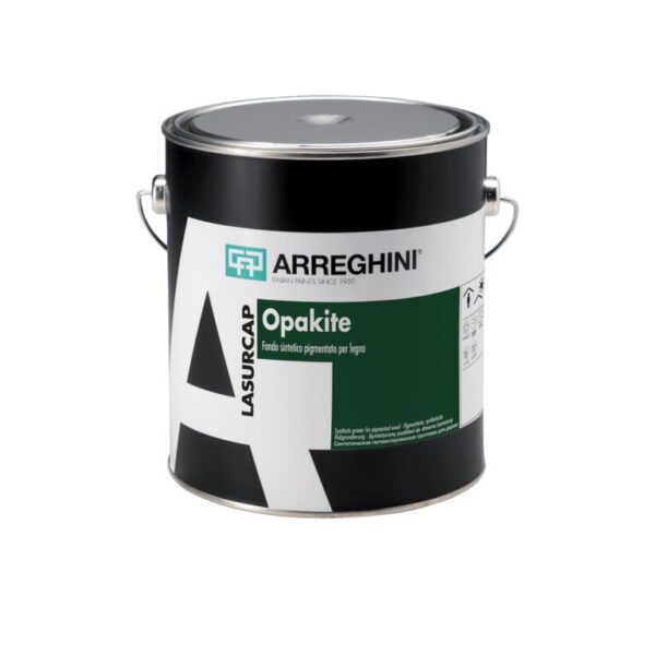 Fondo Sintetico pigmentato per Legno- Opakite CAP Arreghini Bianco